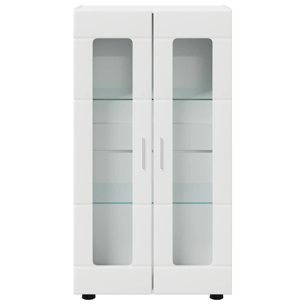 Sideboard mit Tür FLORIN Weiß 55,5 x 29 x 100 cm Holzwerkstoff
