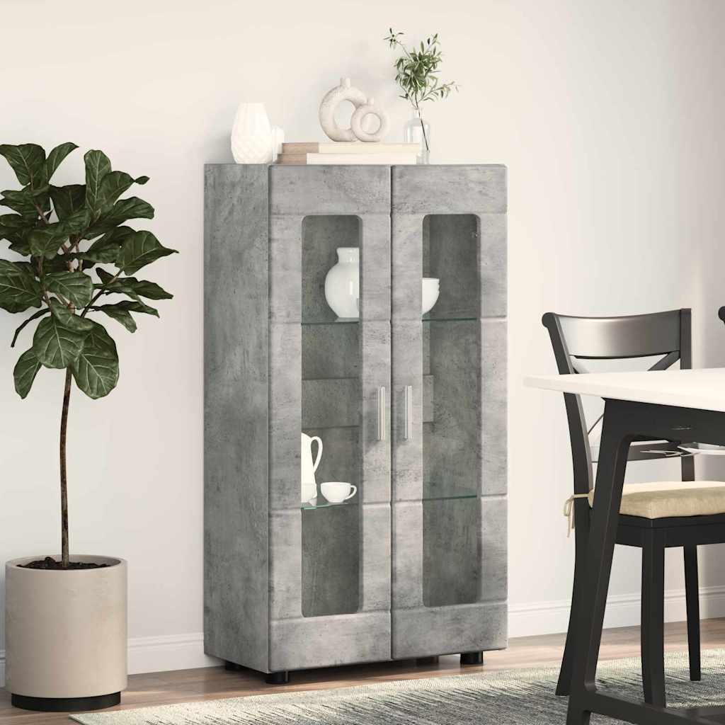 Sideboard FLORIN Beton Grau 55,5 x 29 x 100 cm Holzwerkstoff