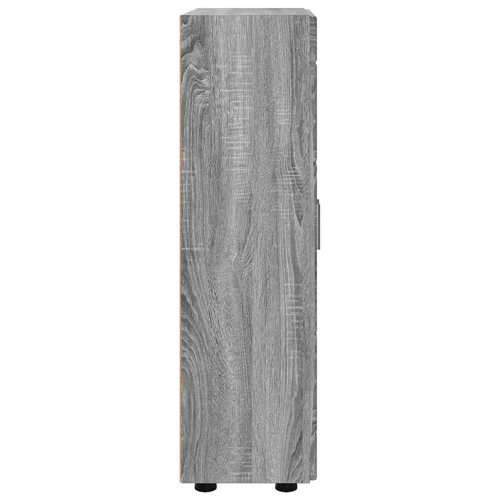 Sideboard FLORIN Graues Sonoma 55,5 x 29 x 100 cm Holzwerkstoff