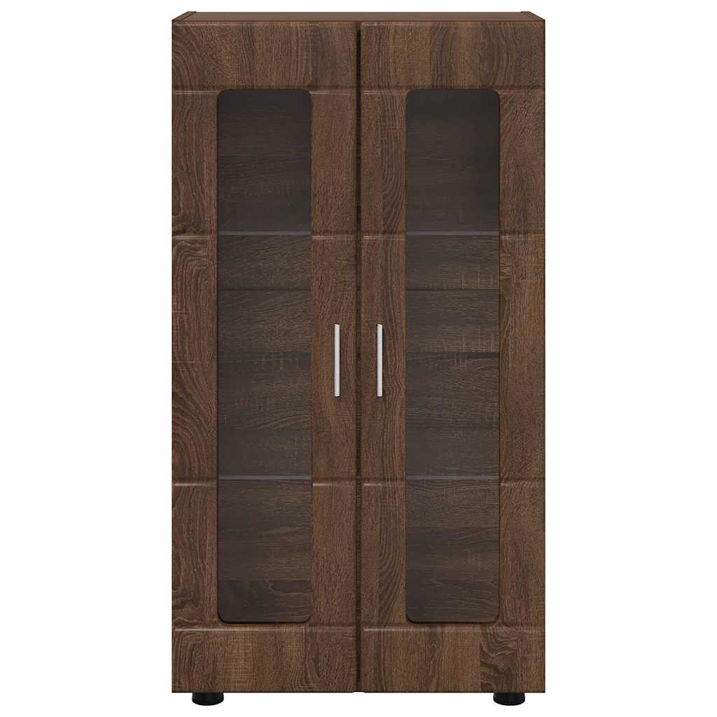 Sideboard mit Tür FLORIN Braun Eichen-Optik 55,5 x 29 x 100 cm