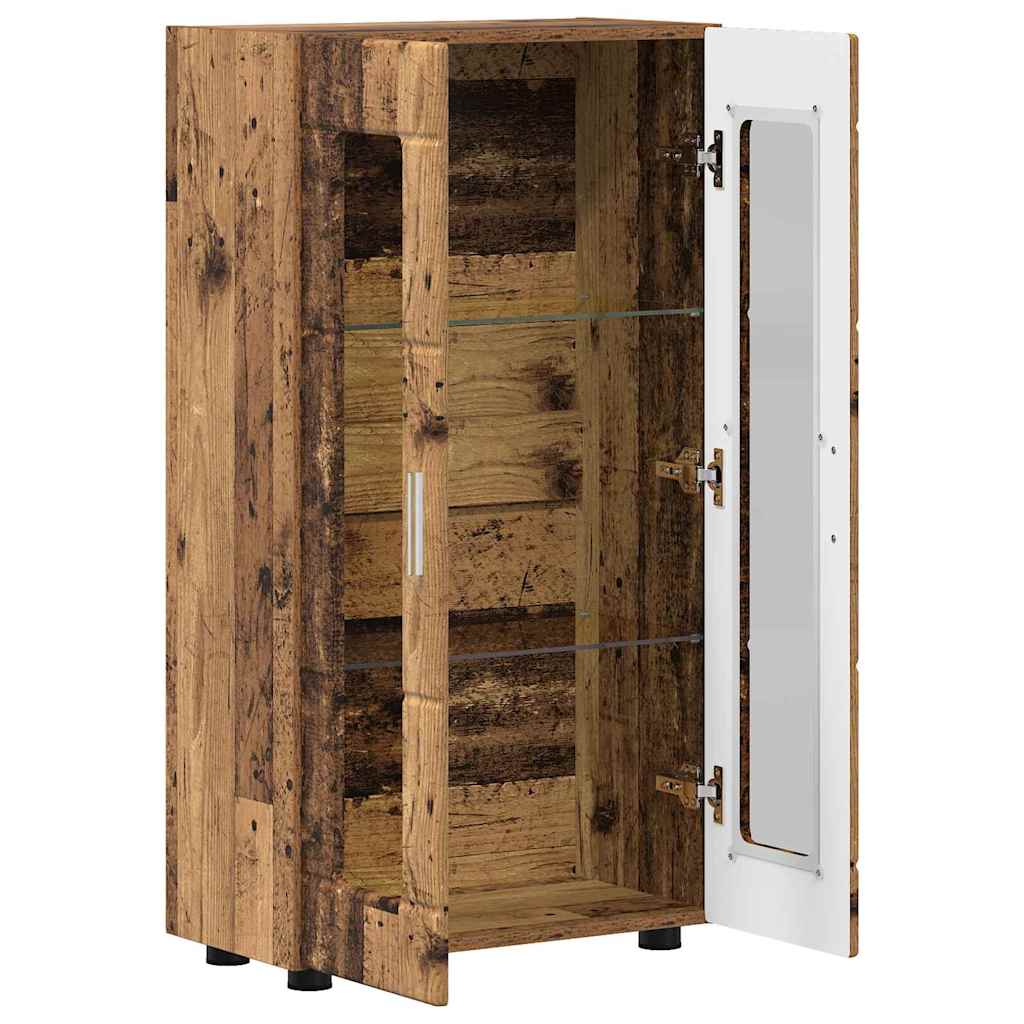 Sideboard FLORIN Altholz 55,5 x 29 x 100 cm Holzwerkstoff