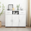 Holzschrank mit Speicher Weiß 88,5 x 30,5 x 73 cm Holzwerkstoff