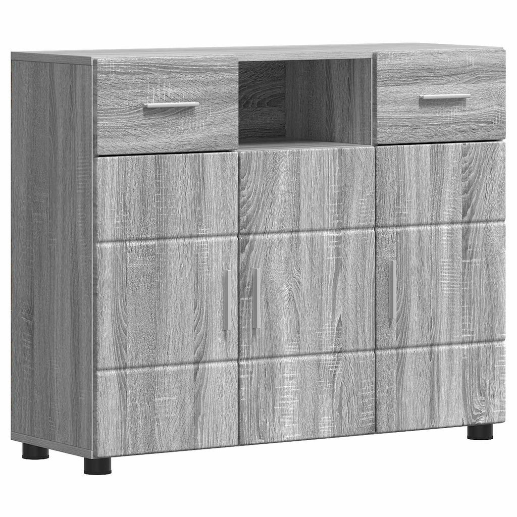 Holzschrank Graues Sonoma 88,5 x 30,5 x 73 cm Holzwerkstoff