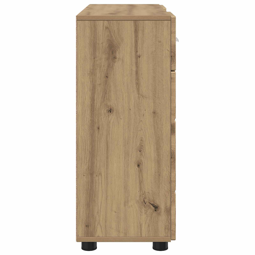 Holzschrank Artisan-Eiche 88,5 x 30,5 x 73 cm Holzwerkstoff