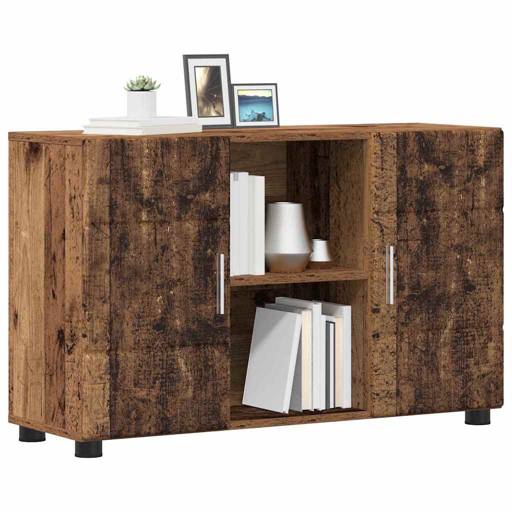 Sideboard FLORIN Altholz 88,5 x 30,5 x 55,5 cm Holzwerkstoff