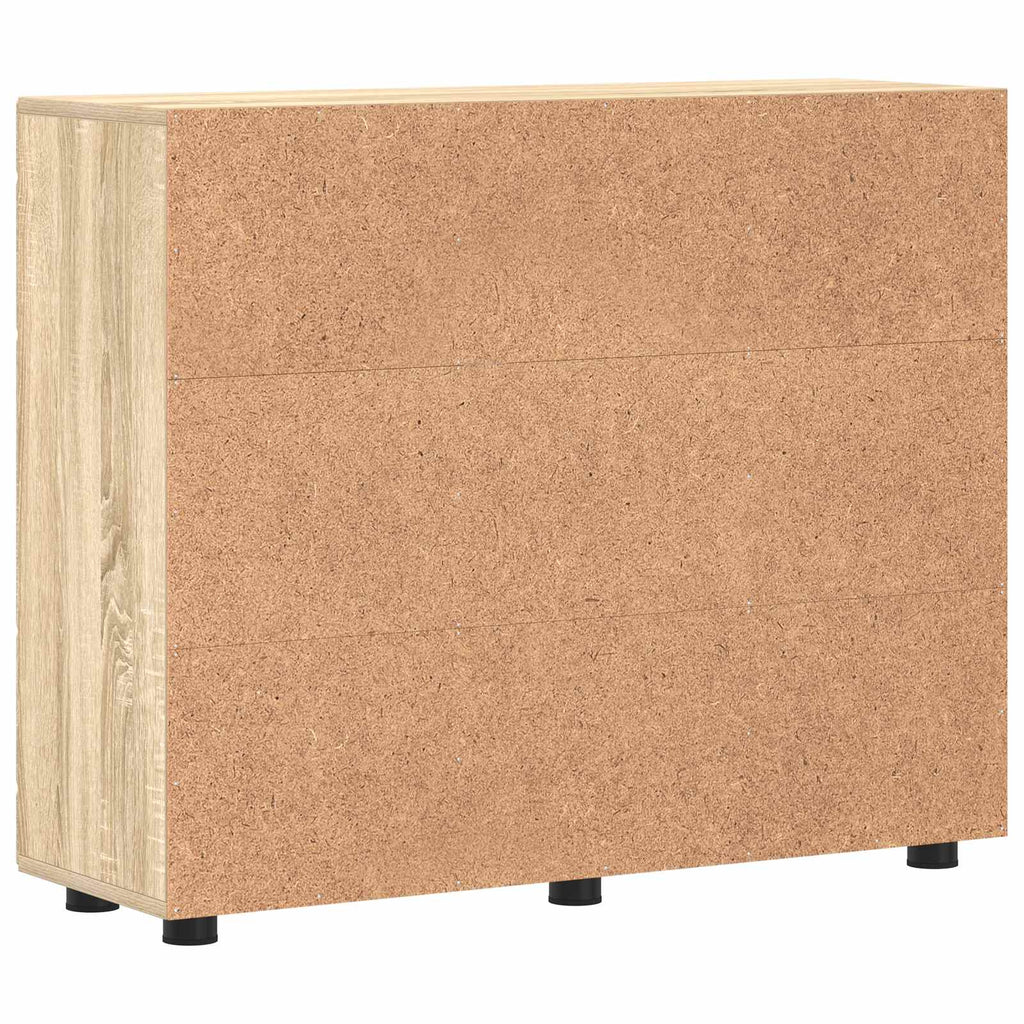 Holzschrank Sonoma-Eiche 88,5 x 30,5 x 73 cm Holzwerkstoff