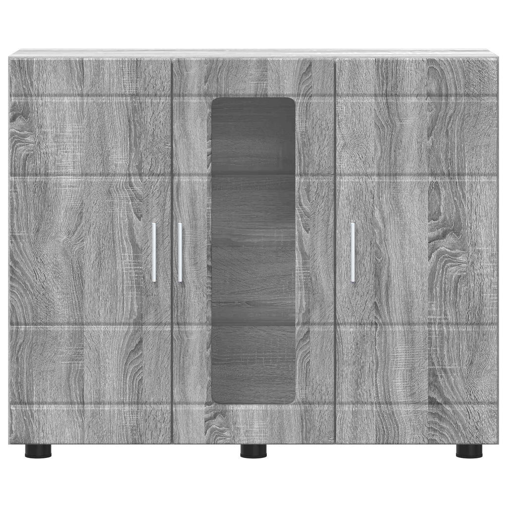 Holzschrank Graues Sonoma 88,5 x 30,5 x 73 cm Holzwerkstoff