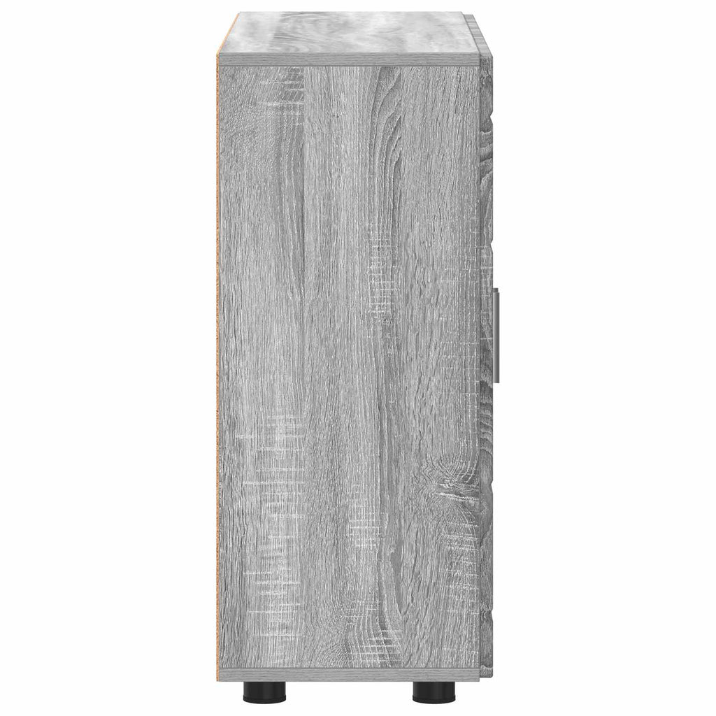 Holzschrank Graues Sonoma 88,5 x 30,5 x 73 cm Holzwerkstoff