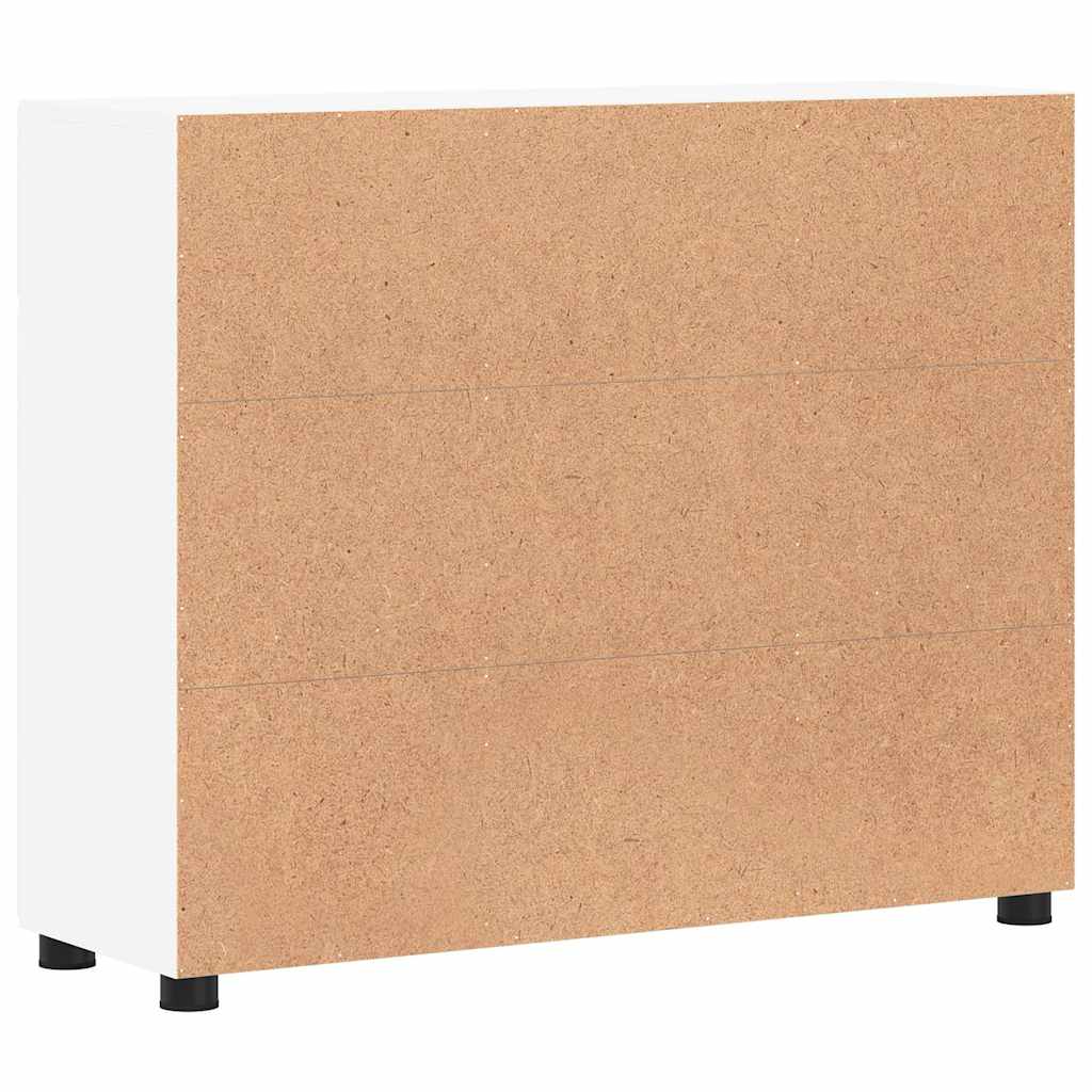 Sideboard mit Tür FLORIN Weiß 88,5 x 30,5 x 73 cm Holzwerkstoff