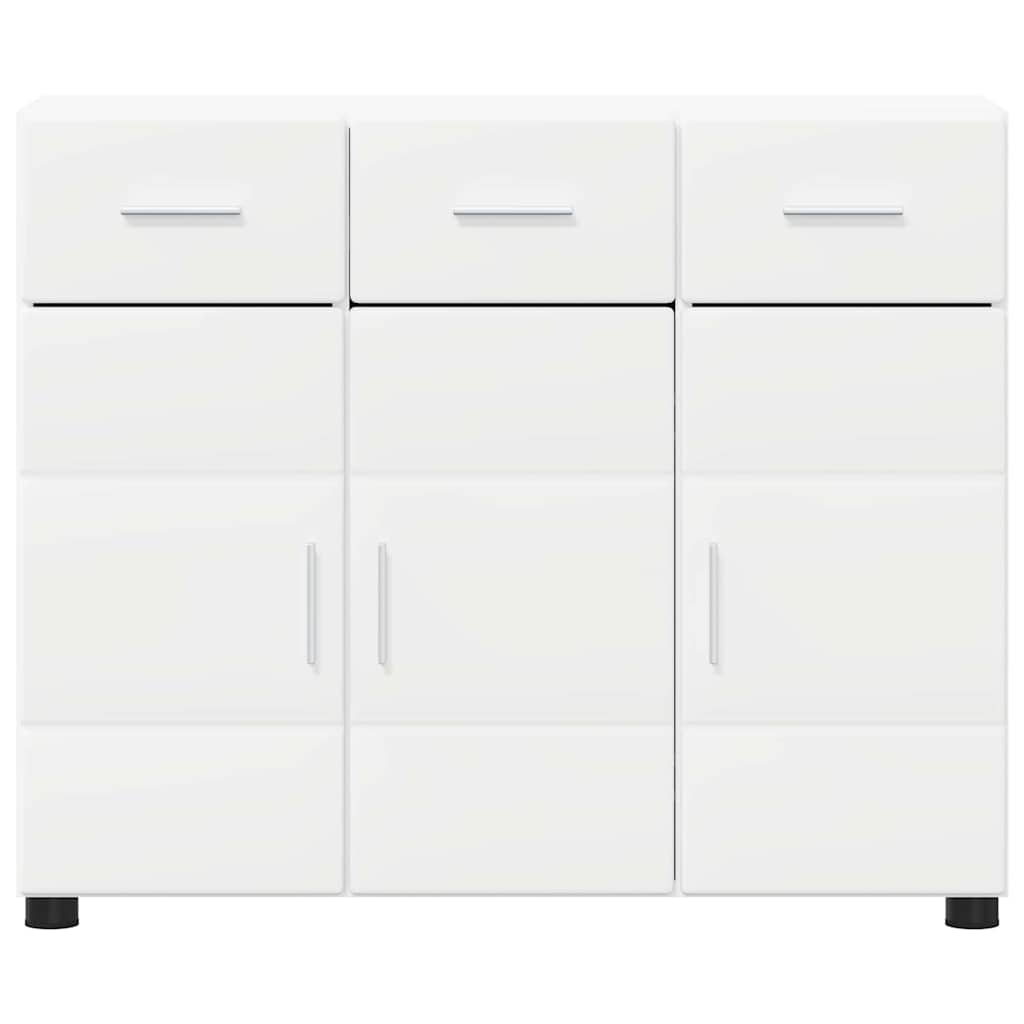 Sideboard mit Tür FLORIN Weiß 88,5 x 30,5 x 73 cm Holzwerkstoff