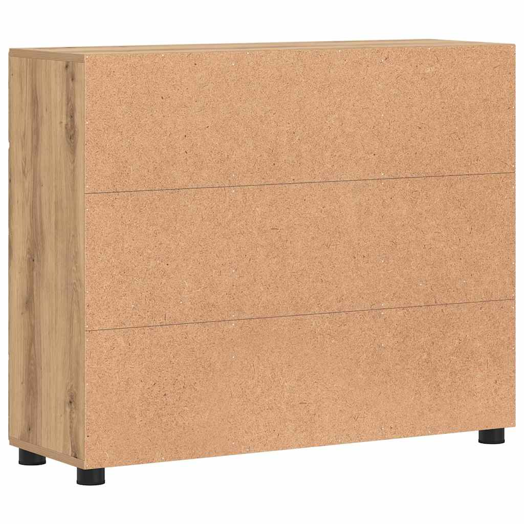 Sideboard mit Regal FLORIN Artisan-Eiche 88,5 x 30,5 x 73 cm