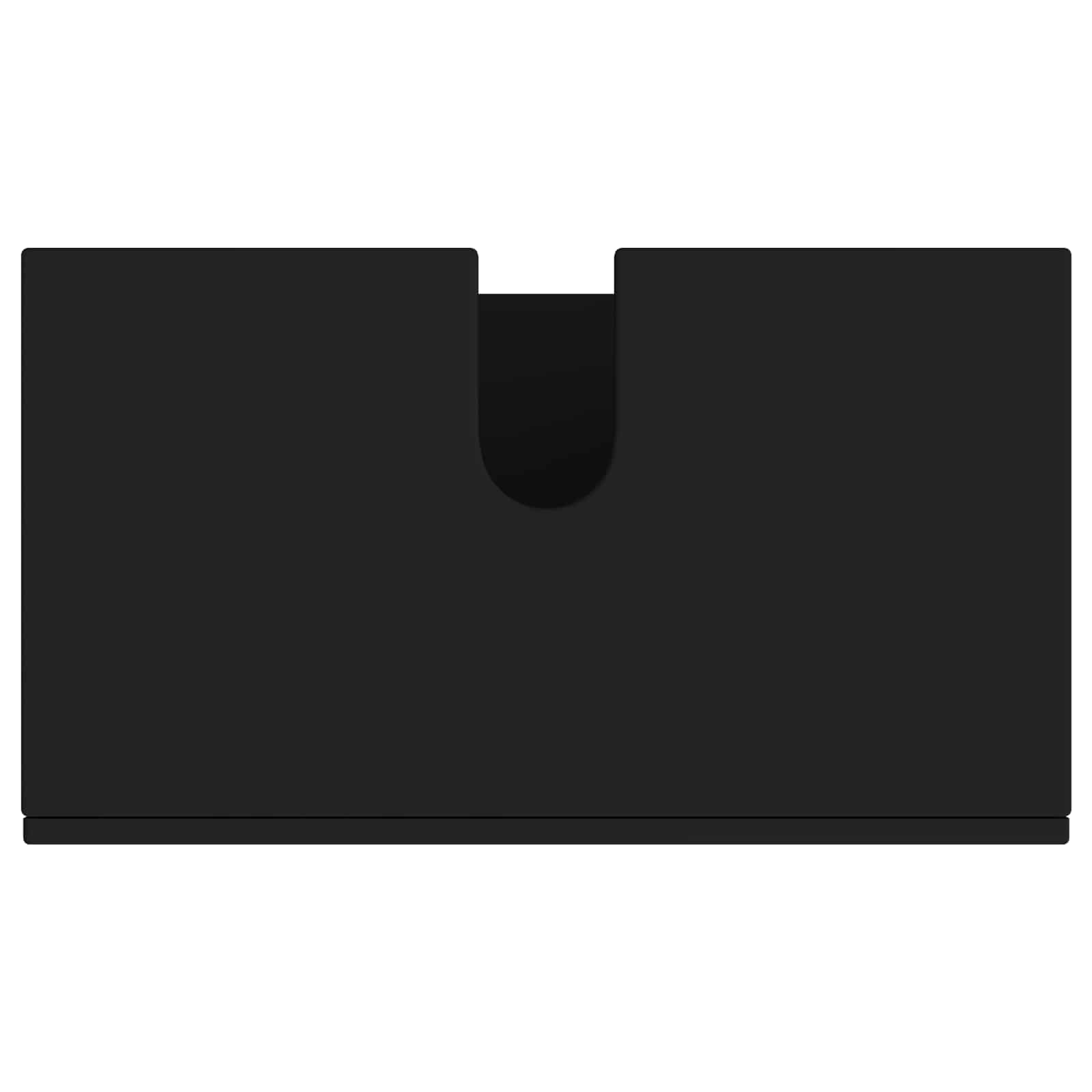 Badezimmerschrank-Set TULUM Schwarz 60 x 34 x 63 cm