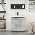 Badezimmerschrank-Set TULUM Beton Grau 60 x 34 x 63 cm
