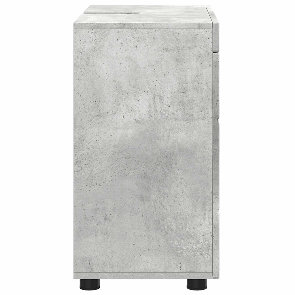 Badezimmerschrank-Set TULUM Beton Grau 60 x 34 x 63 cm