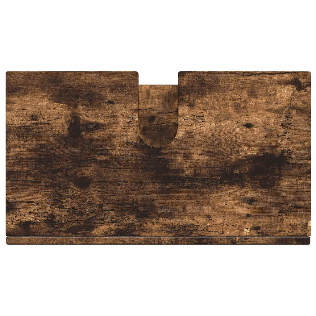 Badezimmerschrank-Set TULUM Geräucherte Eiche 60 x 34 x 63 cm