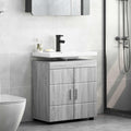 Badezimmerschrank-Set TULUM Graues Sonoma 60 x 34 x 63 cm