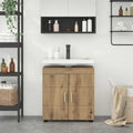Badezimmerschrank-Set TULUM Artisan-Eiche 60 x 34 x 63 cm