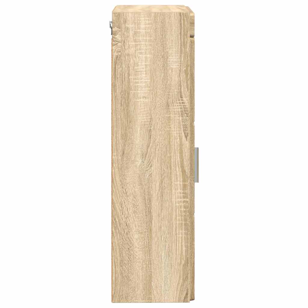 Badezimmer-Wandschrank TULUM Sonoma-Eiche 37 x 24,5 x 86 cm