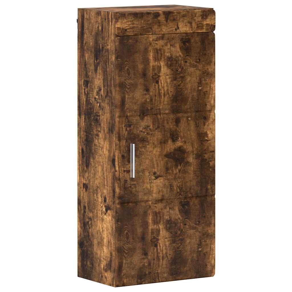 Badezimmer-Wandschrank TULUM Geräucherte Eiche Holzwerkstoff