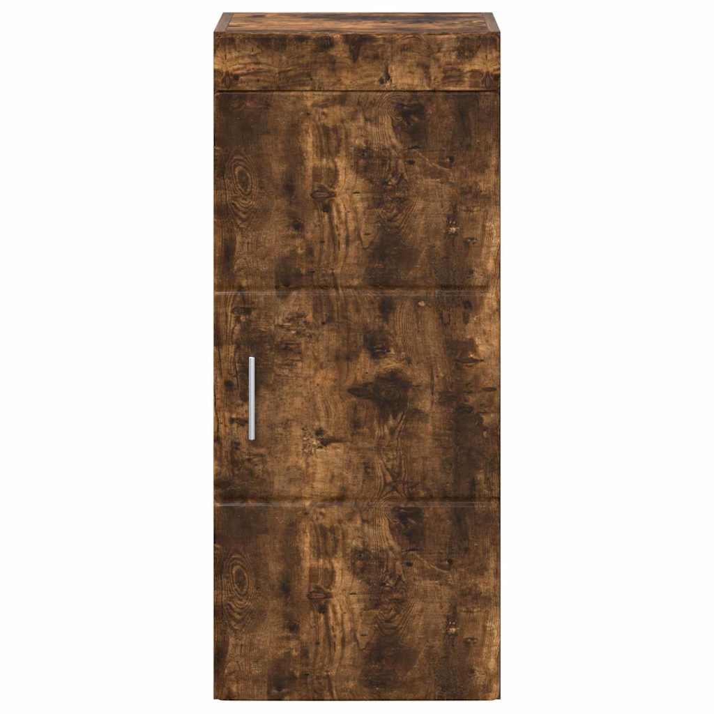 Badezimmer-Wandschrank TULUM Geräucherte Eiche Holzwerkstoff