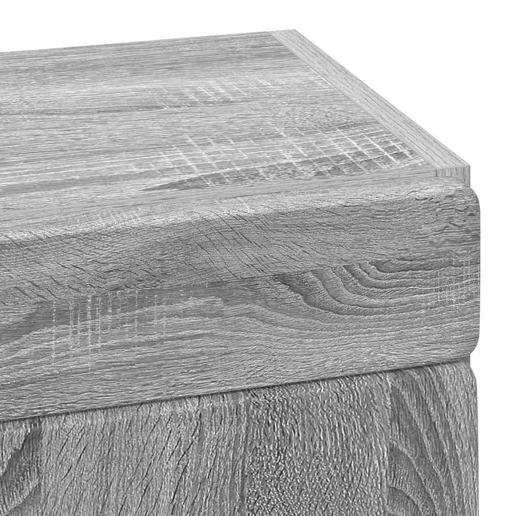 Badezimmer-Wandschrank TULUM Graues Sonoma 37 x 24,5 x 86 cm
