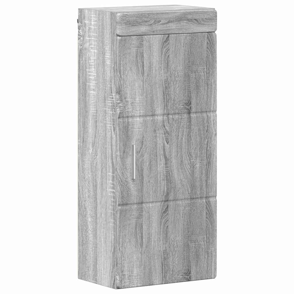 Badezimmer-Wandschrank TULUM Graues Sonoma 37 x 24,5 x 86 cm