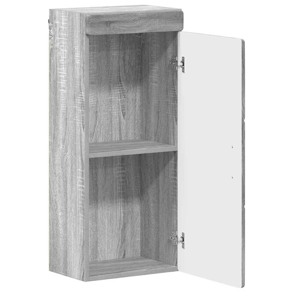 Badezimmer-Wandschrank TULUM Graues Sonoma 37 x 24,5 x 86 cm
