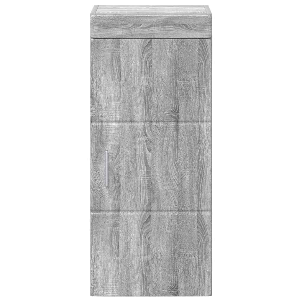 Badezimmer-Wandschrank TULUM Graues Sonoma 37 x 24,5 x 86 cm