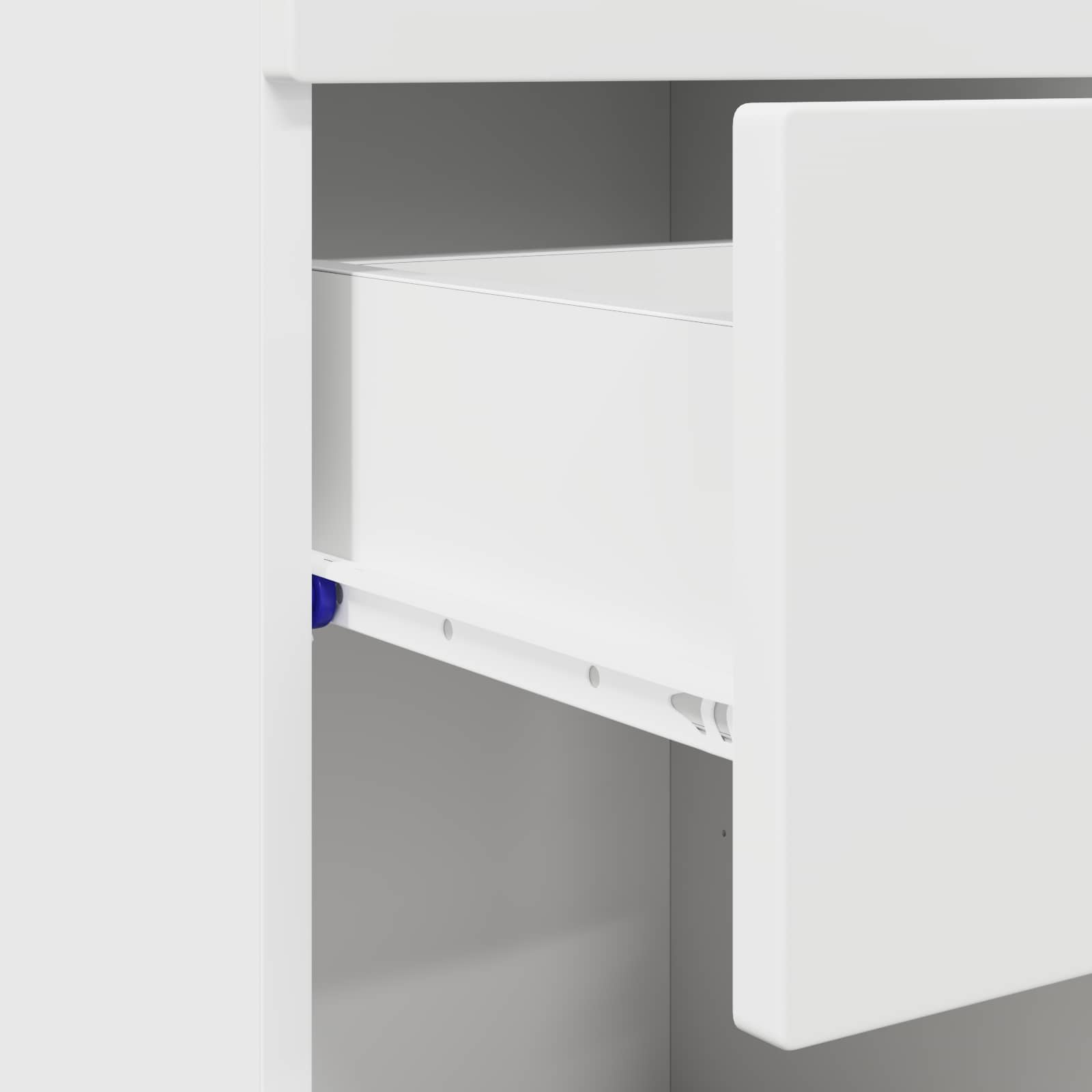 Badezimmerschrank-Set mit Speicher TULUM Weiß 37 x 31,5 x 82 cm
