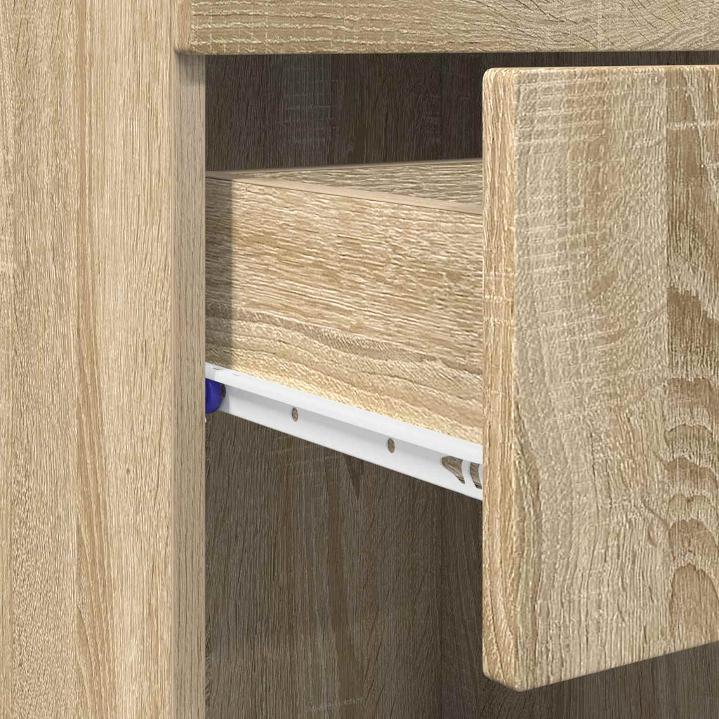 Badezimmerschrank-Set TULUM Sonoma-Eiche 37 x 31,5 x 82 cm