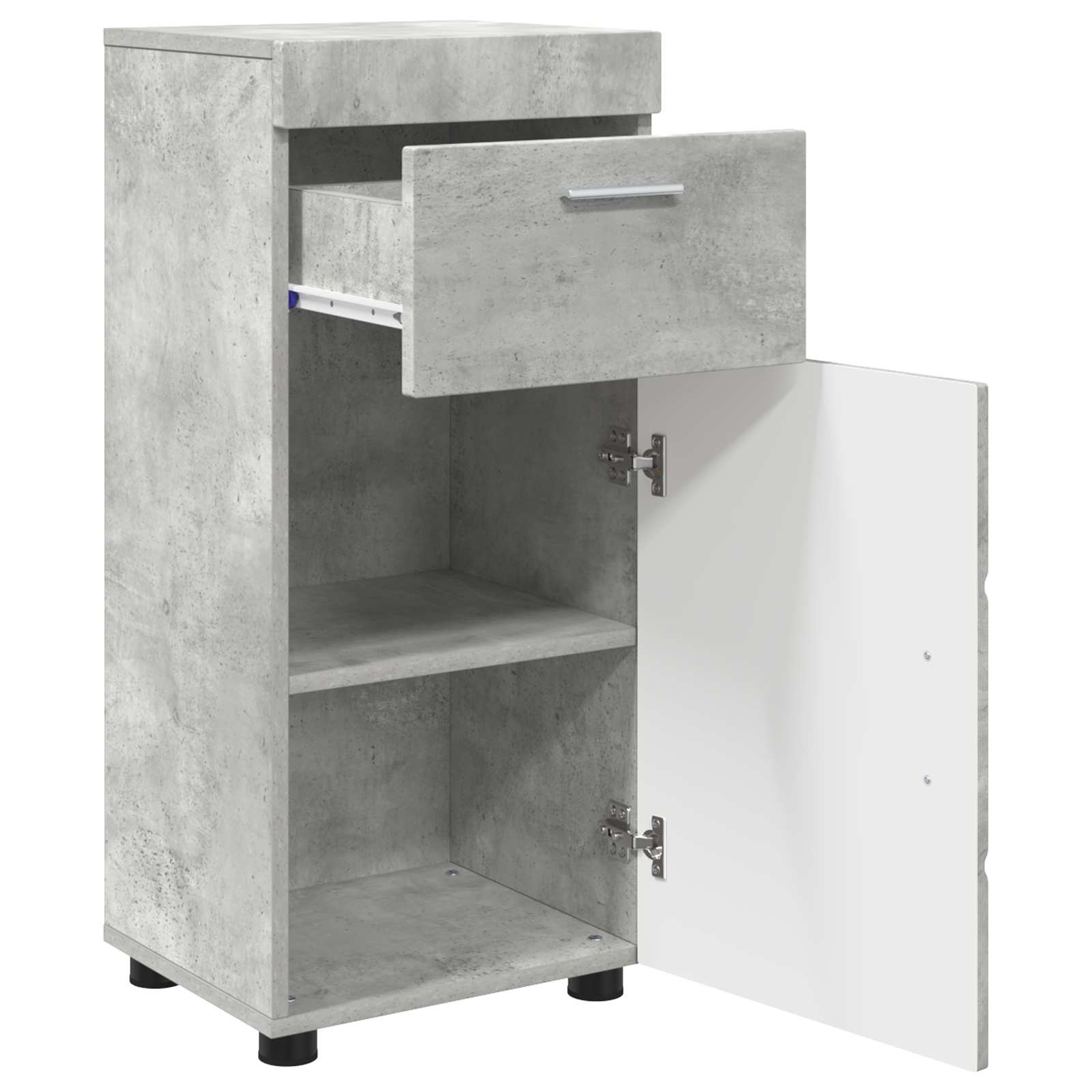 Badezimmerschrank-Set TULUM Beton Grau 37 x 31,5 x 82 cm