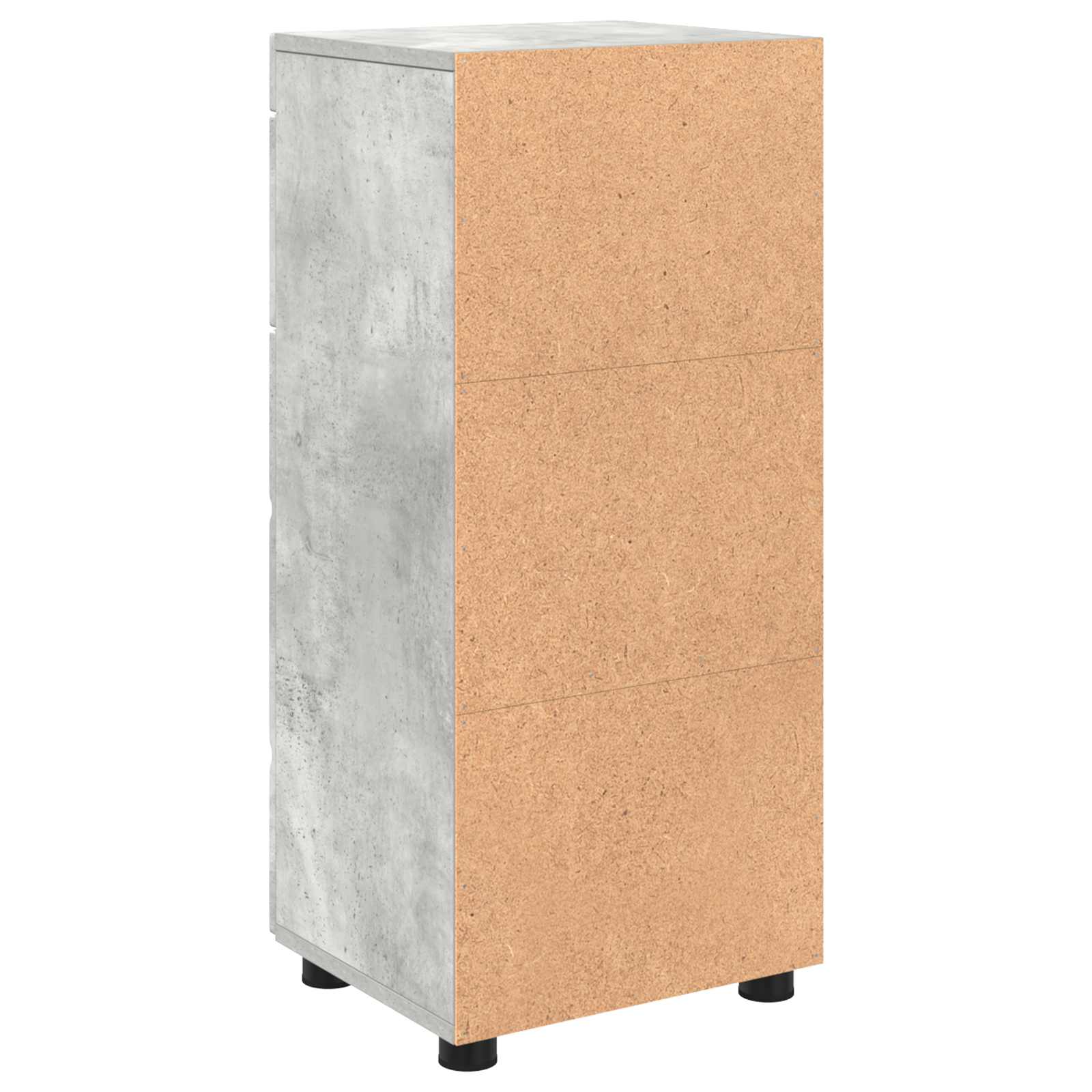 Badezimmerschrank-Set TULUM Beton Grau 37 x 31,5 x 82 cm