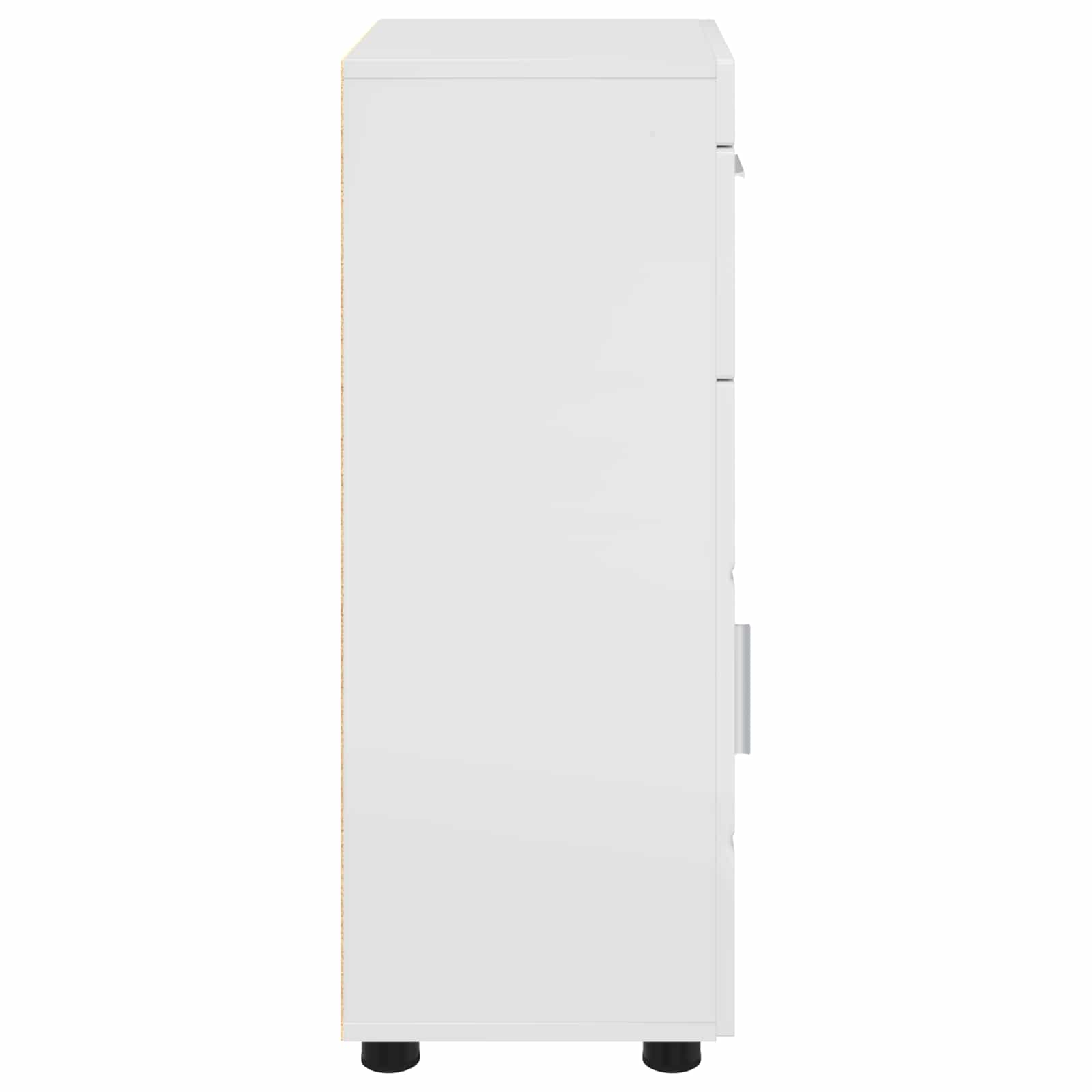 Badezimmerschrank-Set TULUM Hochglanz Weiß 37 x 31,5 x 82 cm