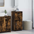 Badezimmerschrank-Set TULUM Geräucherte Eiche 37 x 31,5 x 82 cm