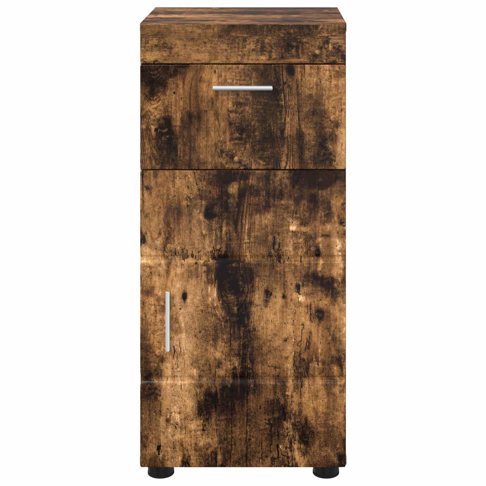 Badezimmerschrank-Set TULUM Geräucherte Eiche 37 x 31,5 x 82 cm