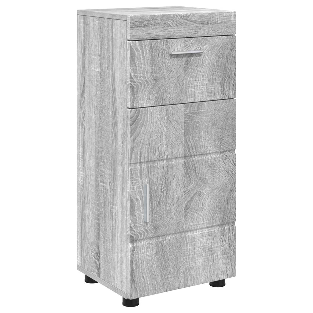 Badezimmerschrank-Set TULUM Graues Sonoma 37 x 31,5 x 82 cm