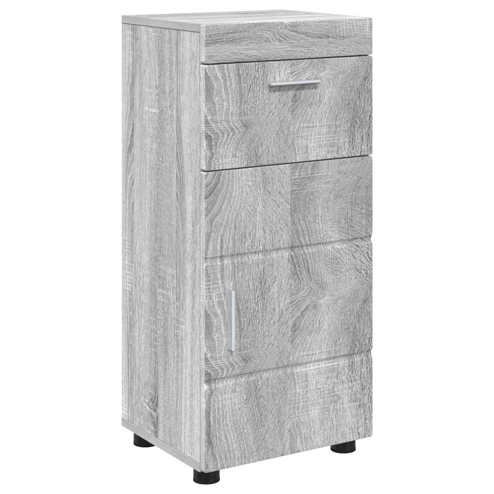 Badezimmerschrank-Set TULUM Graues Sonoma 37 x 31,5 x 82 cm