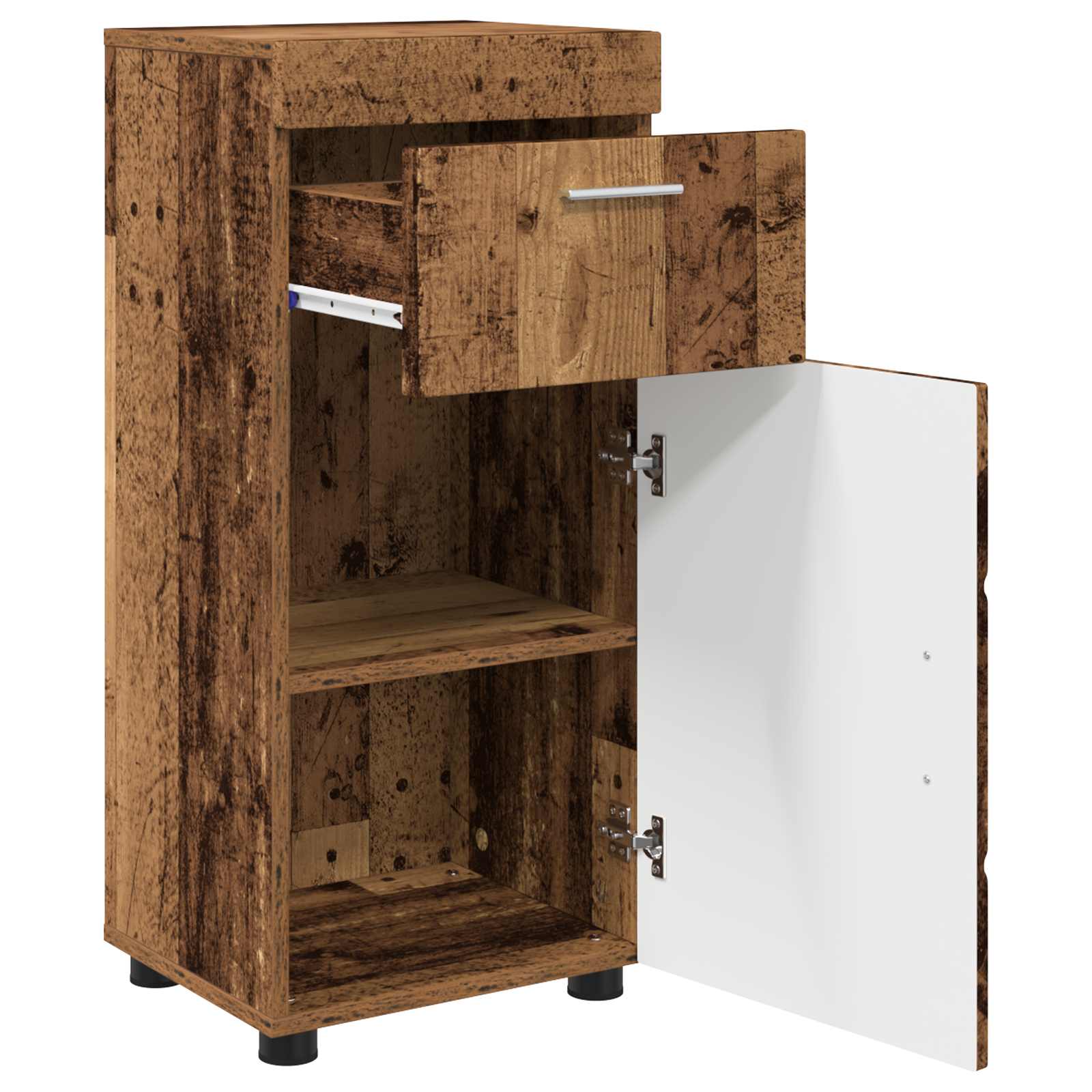 Badezimmerschrank-Set TULUM Altholz 37 x 31,5 x 82 cm