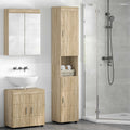 Badezimmerschrank-Set TULUM Sonoma-Eiche 37 x 31,5 x 203 cm