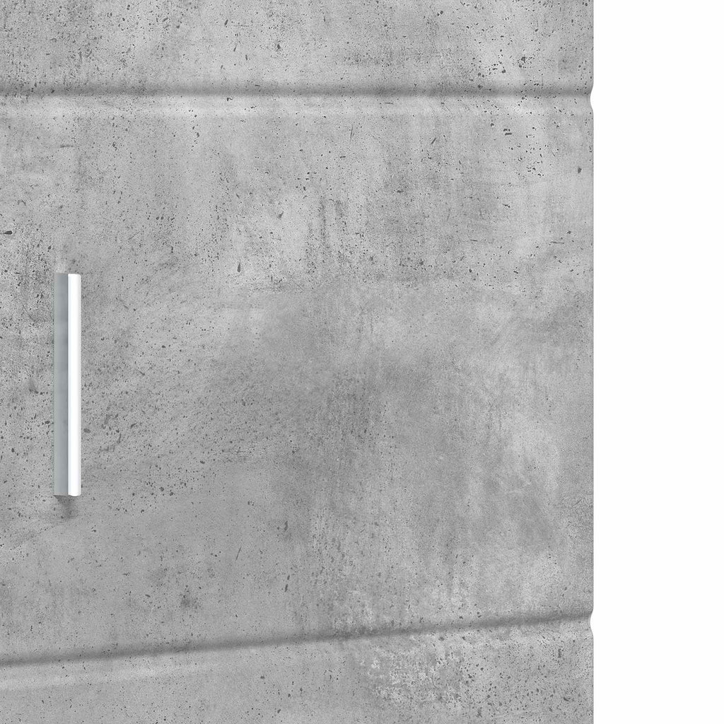 Badezimmerschrank-Set TULUM Beton Grau 37 x 31,5 x 203 cm