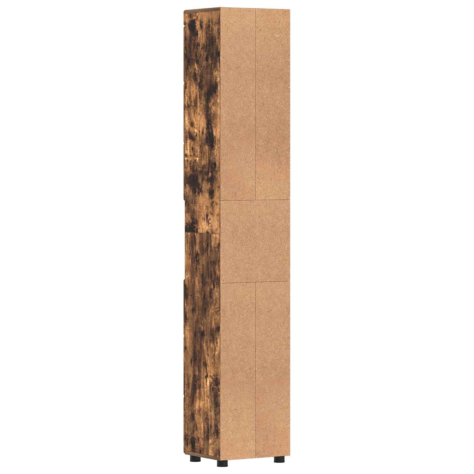 Badezimmerschrank-Set TULUM Geräucherte Eiche Holzwerkstoff