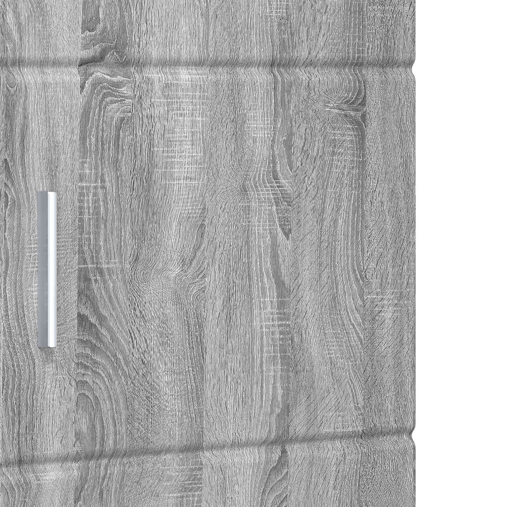Badezimmerschrank-Set TULUM Graues Sonoma 37 x 31,5 x 203 cm