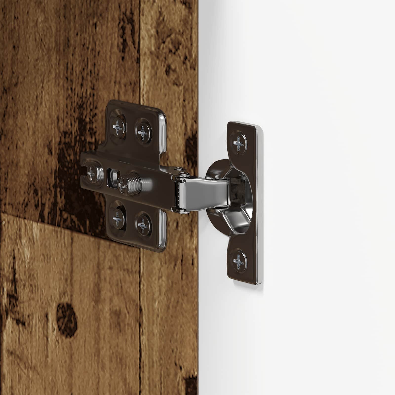 Badezimmerschrank-Set TULUM Altholz 37 x 31,5 x 203 cm