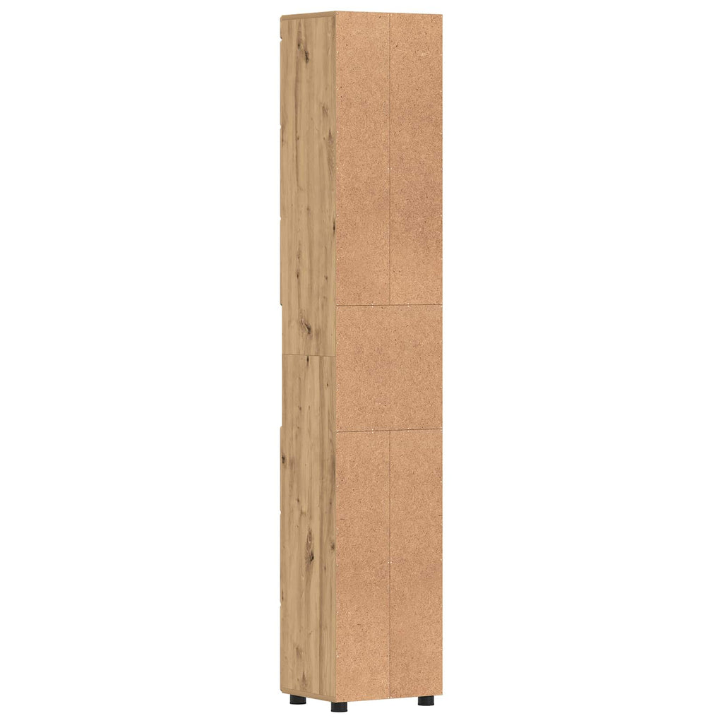 Badezimmerschrank-Set TULUM Artisan-Eiche 37 x 31,5 x 203 cm