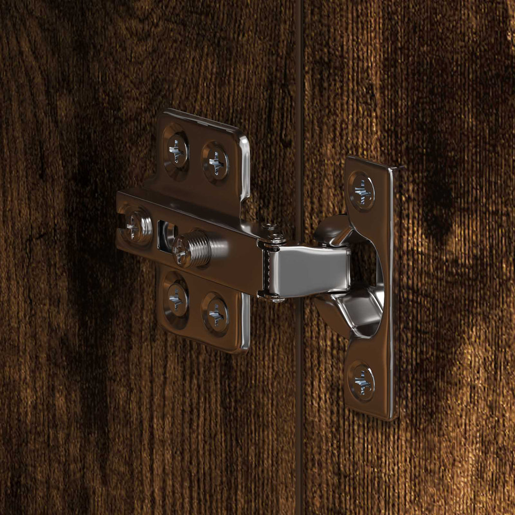 Badezimmerspiegelschrank TULUM Geräucherte Eiche Holzwerkstoff