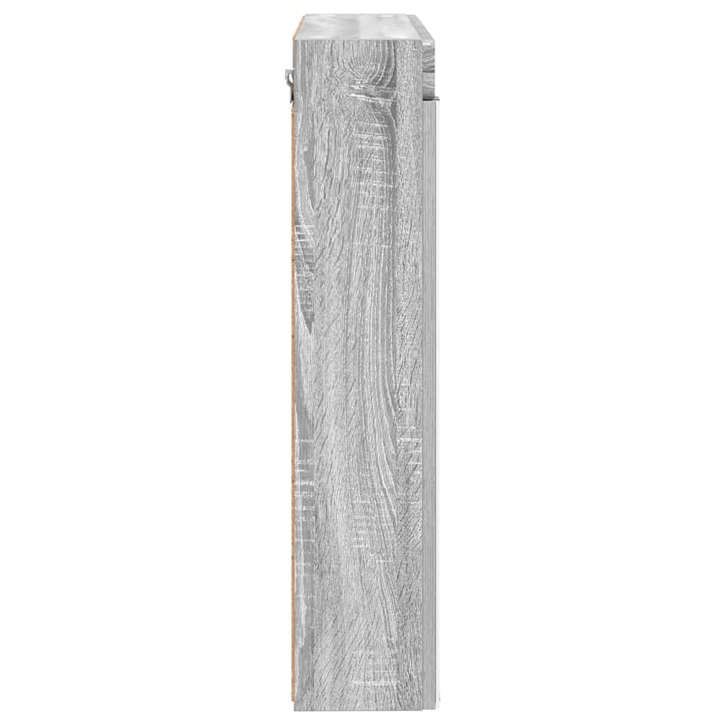 Badezimmerspiegelschrank TULUM Graues Sonoma 60 x 16,5 x 78 cm