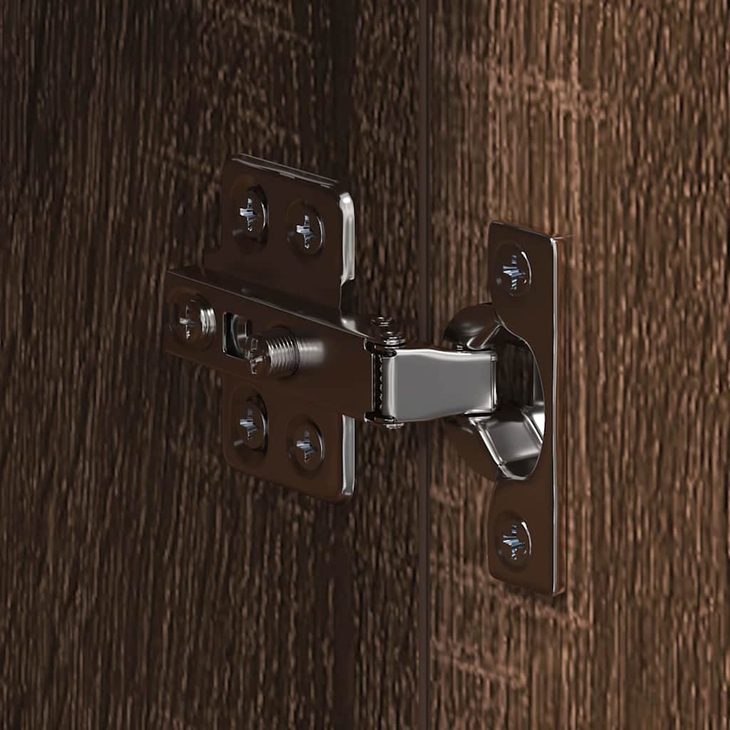 Badezimmerspiegelschrank TULUM Braun Eichen-Optik Holzwerkstoff