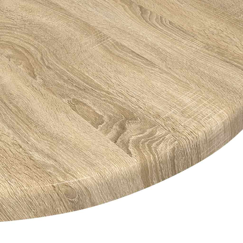 Tischplatte Sonoma-Eiche Ø 40 x 1,5 cm Holzwerkstoff