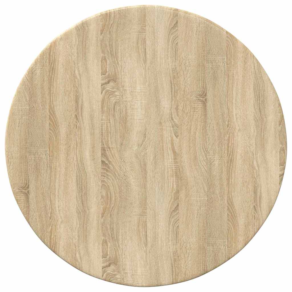 Tischplatte Sonoma-Eiche Ø 40 x 1,5 cm Holzwerkstoff