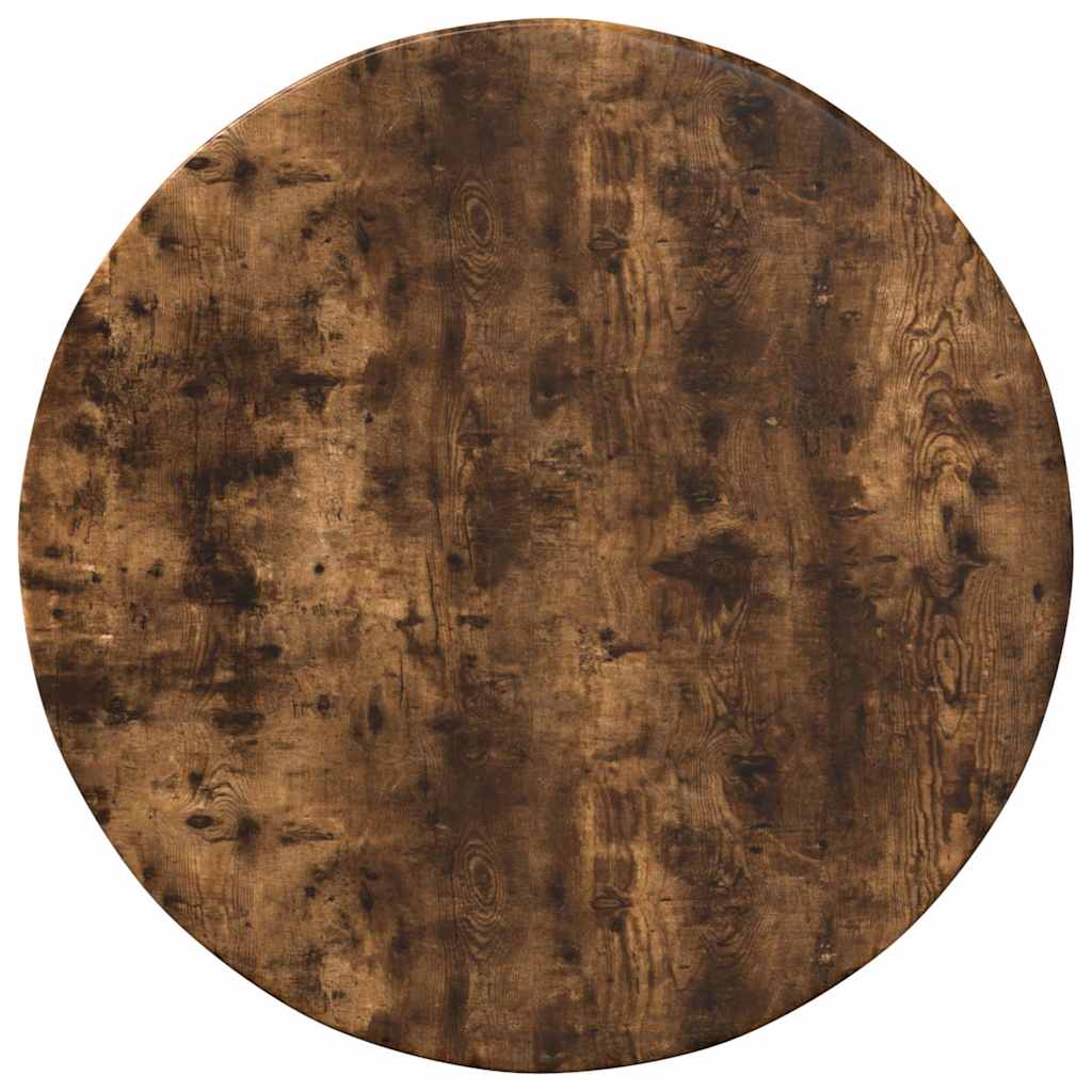 Tischplatte Räuchereiche Ø 40 x 1,5 cm Holzwerkstoff